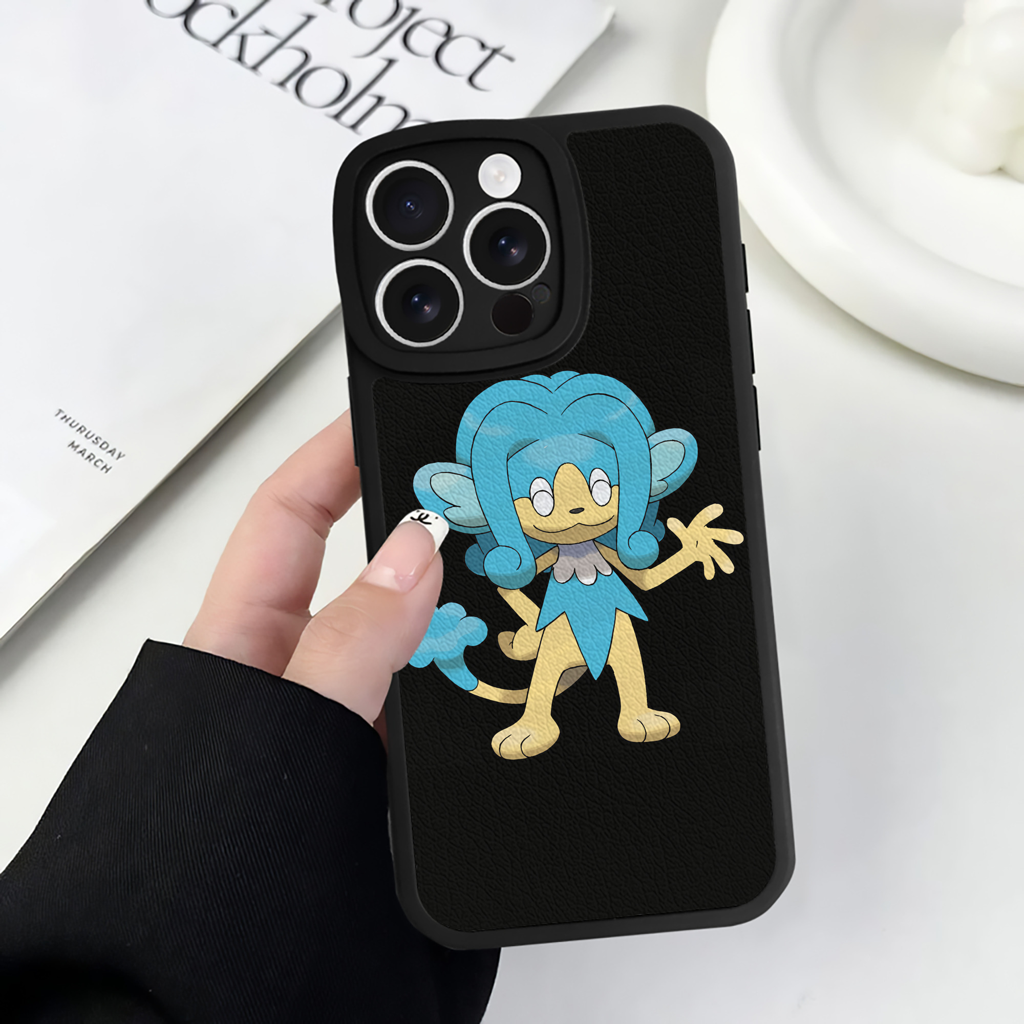 （画像用） ポケットモンスター Pokémon 【iPhone 16シリーズ対応】シリコンスマホケース（レザー調） 材質：シリコン